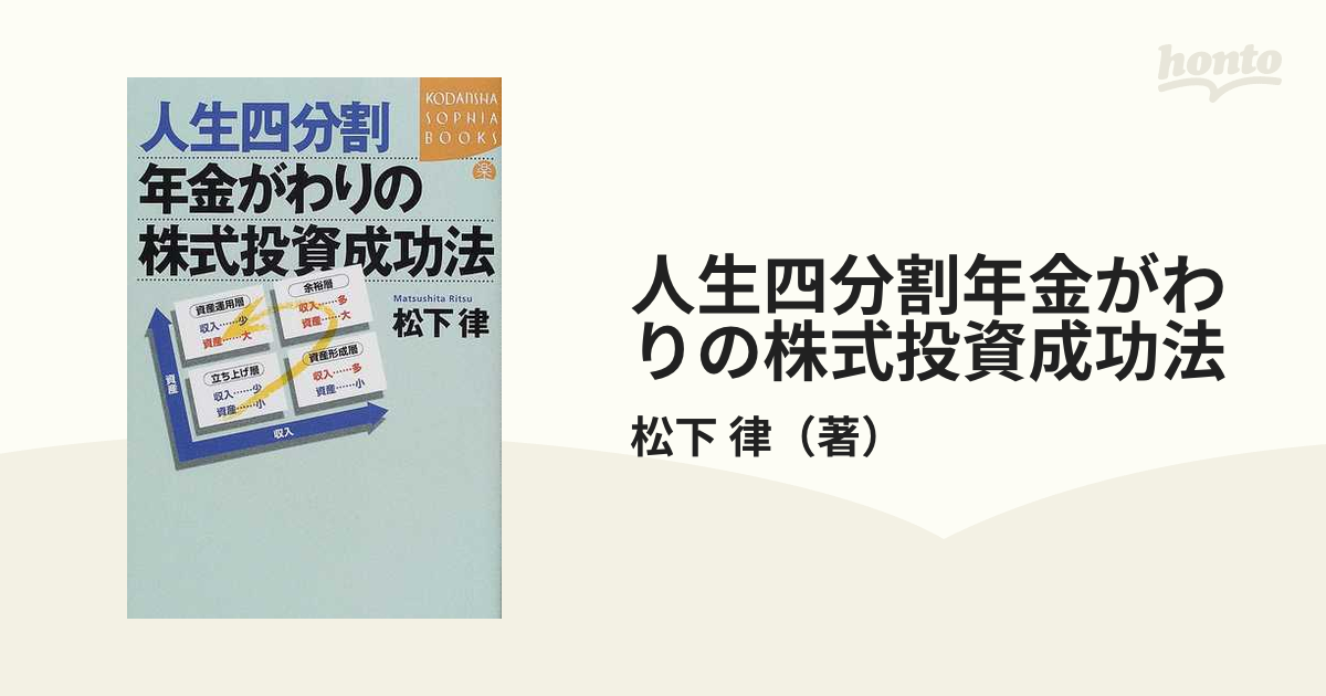 人生四分割年金がわりの株式投資成功法