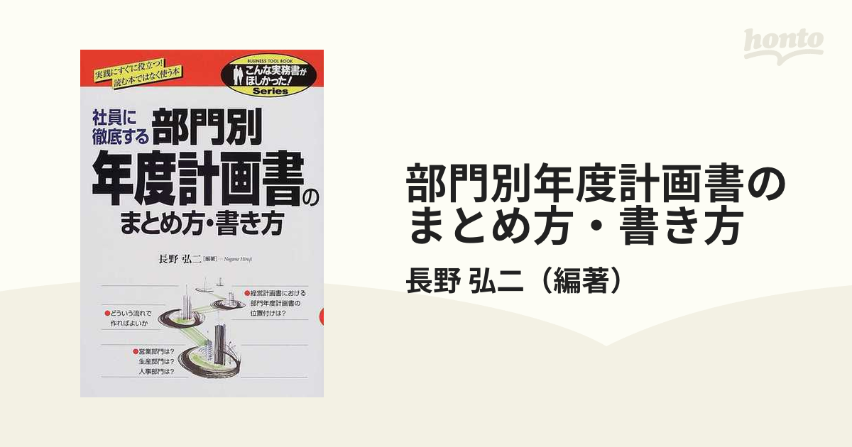 部門別年度計画書のまとめ方・書き方 社員に徹底する