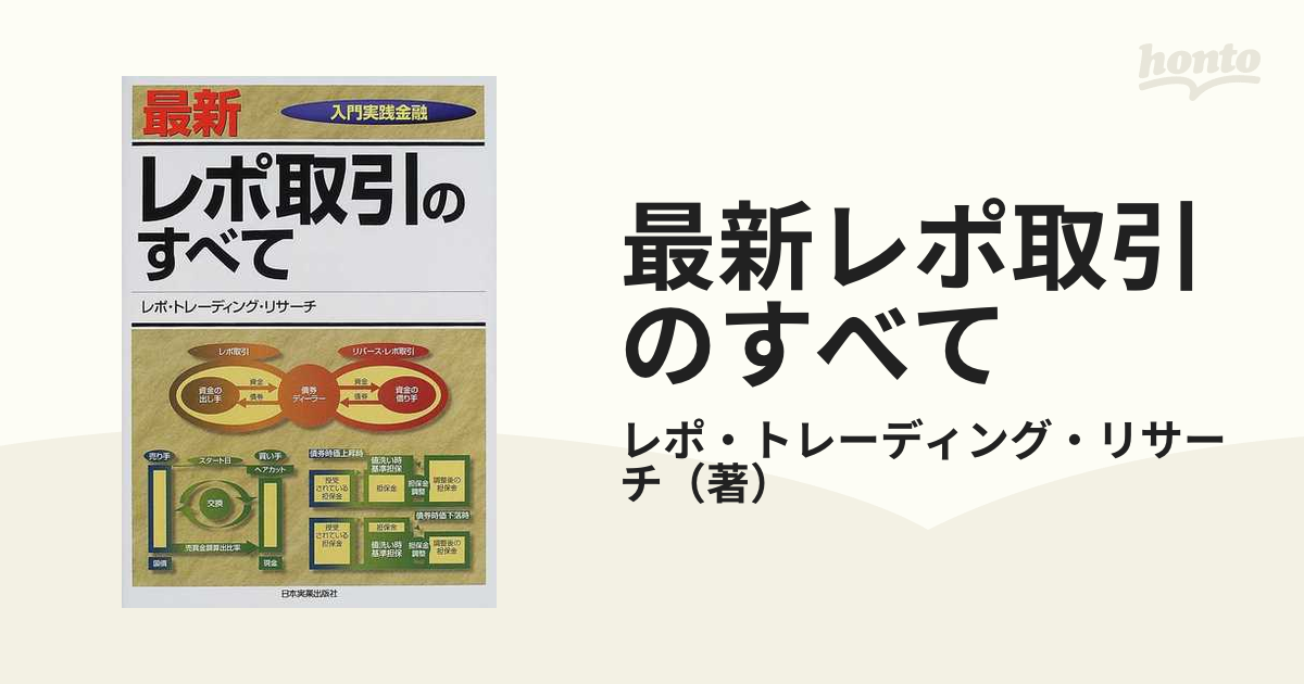 最新レポ取引のすべて/日本実業出版社/レポ・トレーディング・リサーチ