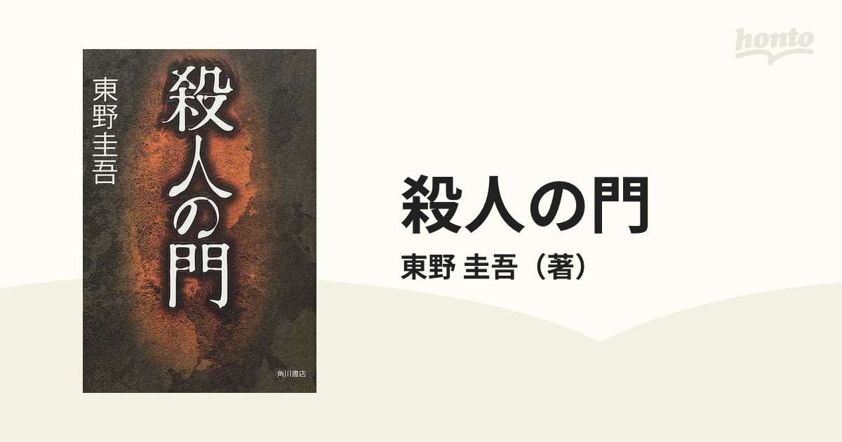 激レア サイン本 殺人の門（東野圭吾）-