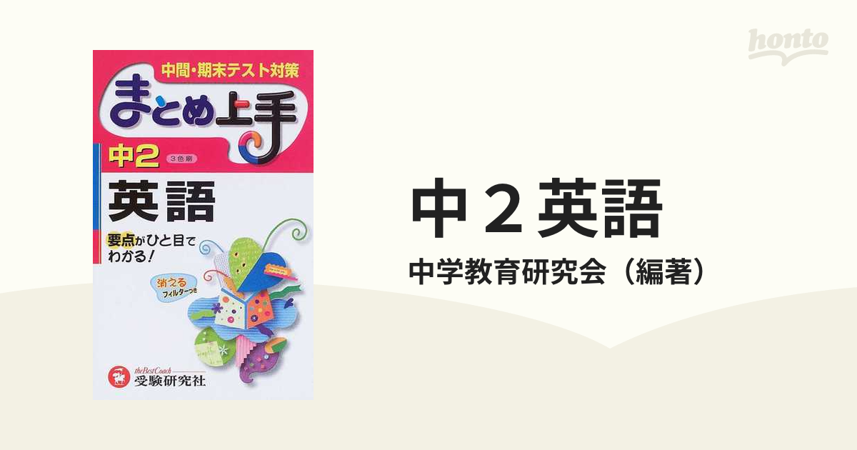 中２英語 要点がひと目でわかる！