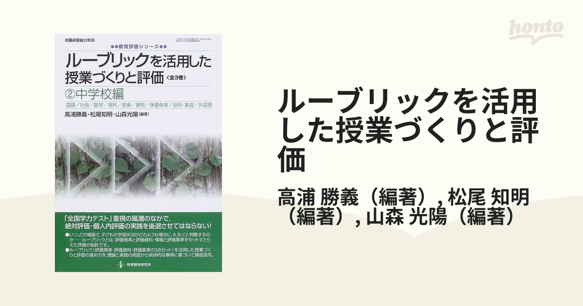 ルーブリックを活用した授業づくりと評価 ２ 中学校編