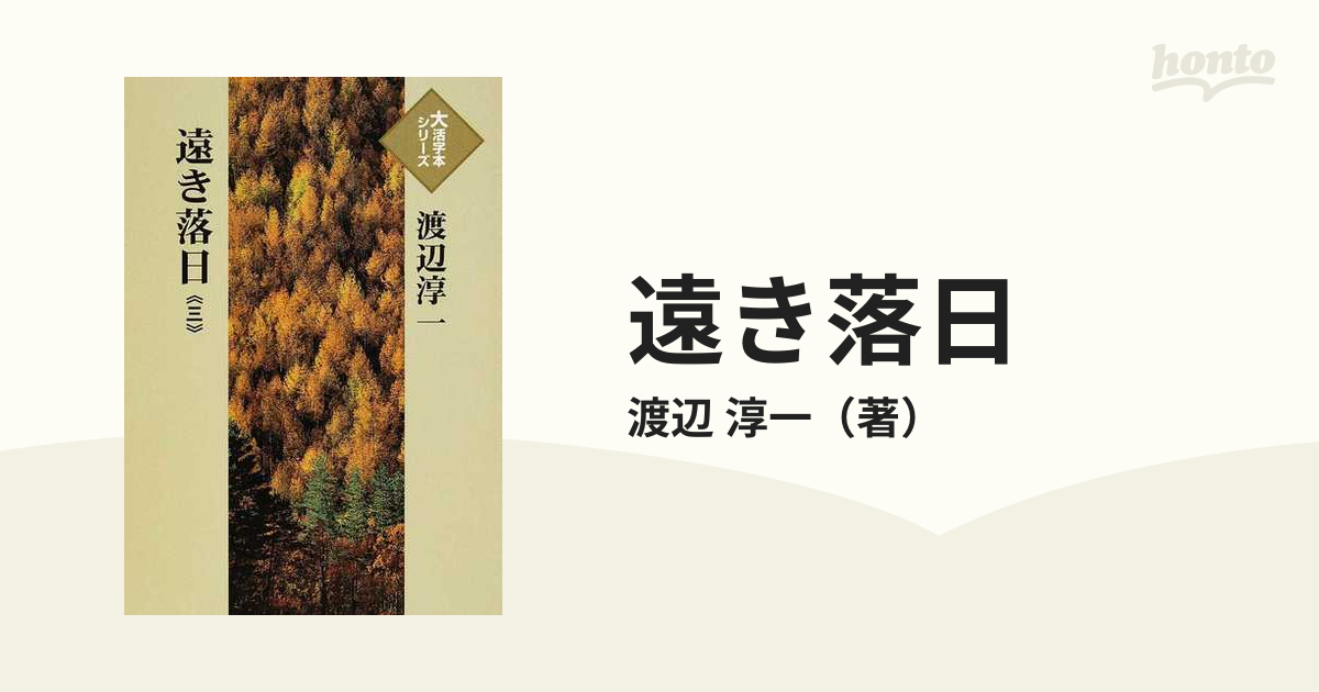 遠き落日 ３の通販 渡辺 淳一 小説 Honto本の通販ストア