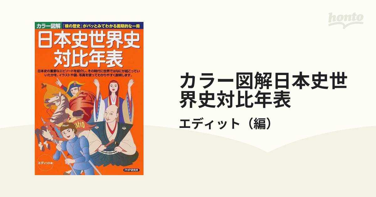 カラー図解」日本史世界史対比年表 - 人文