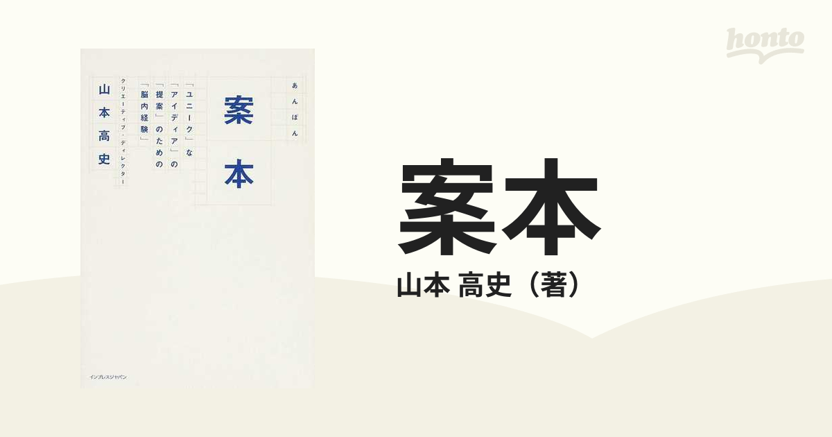 案本 「ユニーク」な「アイディア」の「提案」のための「脳内経験」の