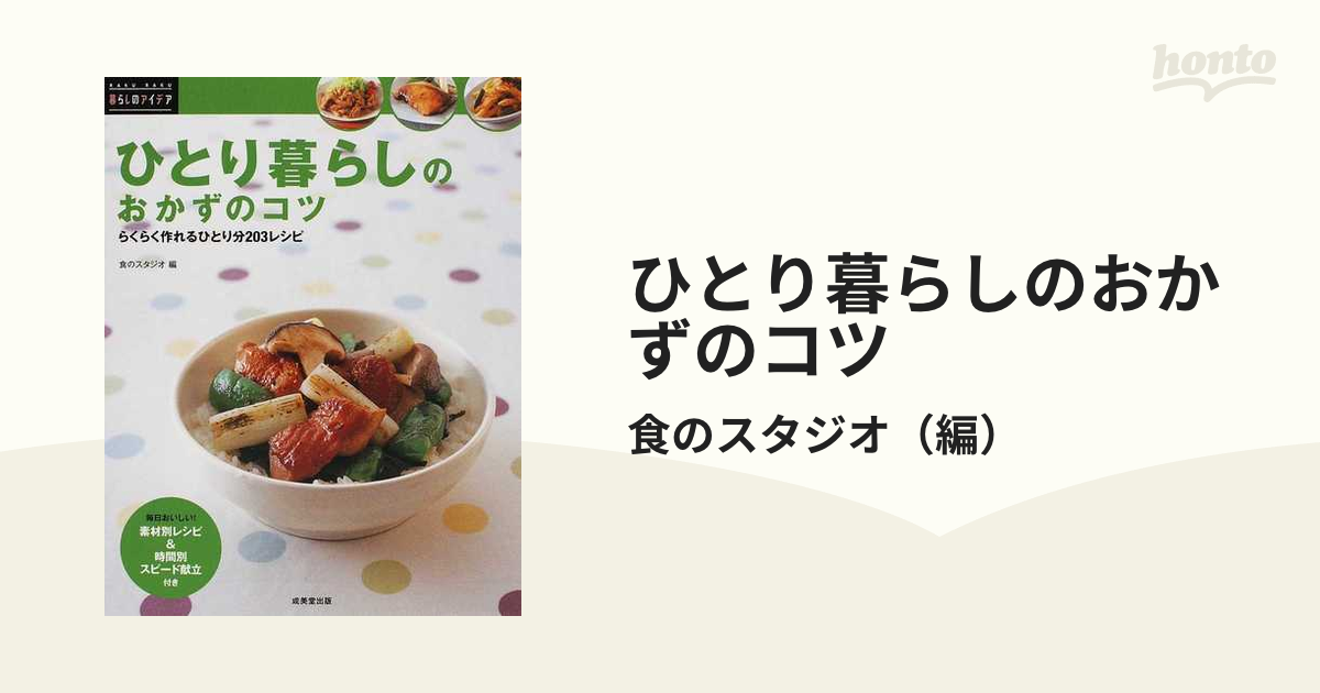 ひとり暮らしのおかずのコツ らくらく作れるひとり分203レシピ