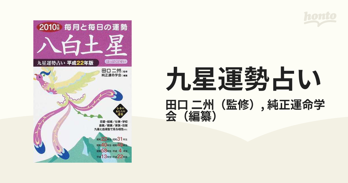 九星運勢占い 毎月と毎日の運勢 平成２２年版８ 八白土星