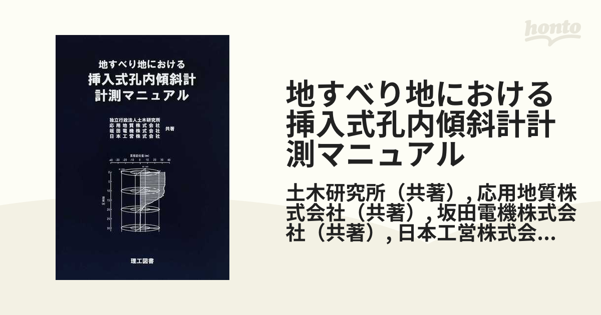 地すべり地における挿入式孔内傾斜計計測マニュアル