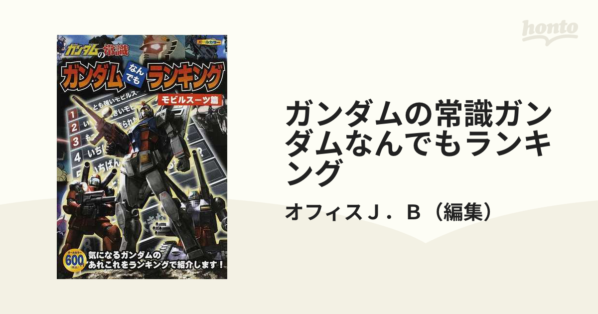 ガンダムの常識ガンダムなんでもランキング モビルスーツ篇