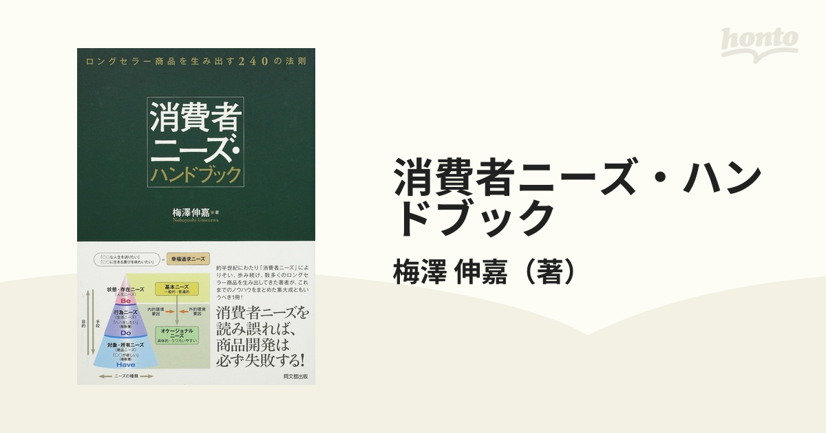 消費者ニーズをどうとらえるか小嶋外弘梅澤伸嘉（梅沢伸嘉）