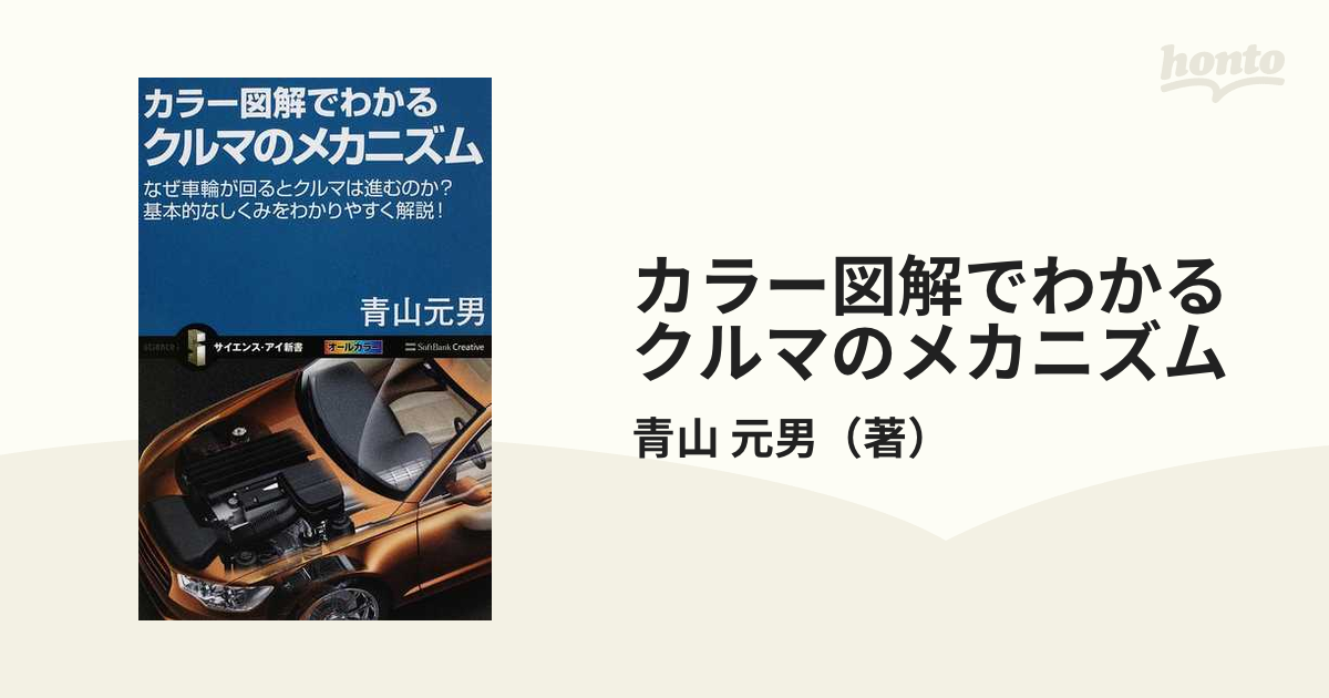 未使用品 クルマのメカニズム 青山元男・著 ナツメ社 オールカラー