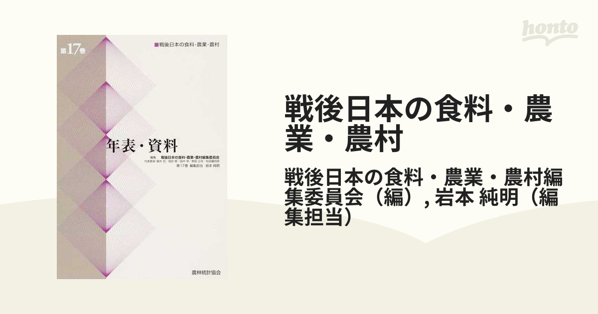 年表・資料 (戦後日本の食料・農業・農村)-