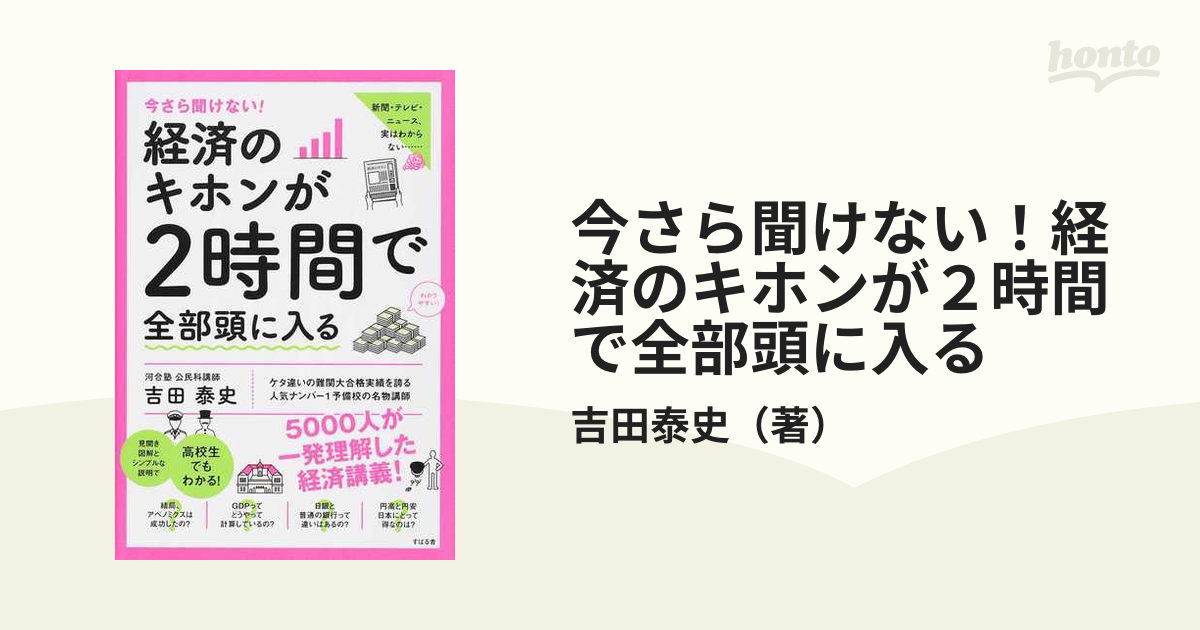 今さら聞けない！経済のキホンが２時間で全部頭に入るの通販/吉田泰史