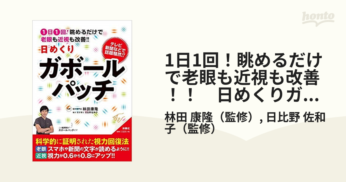 1日1回！眺めるだけで老眼も近視も改善！！　日めくりガボールパッチ