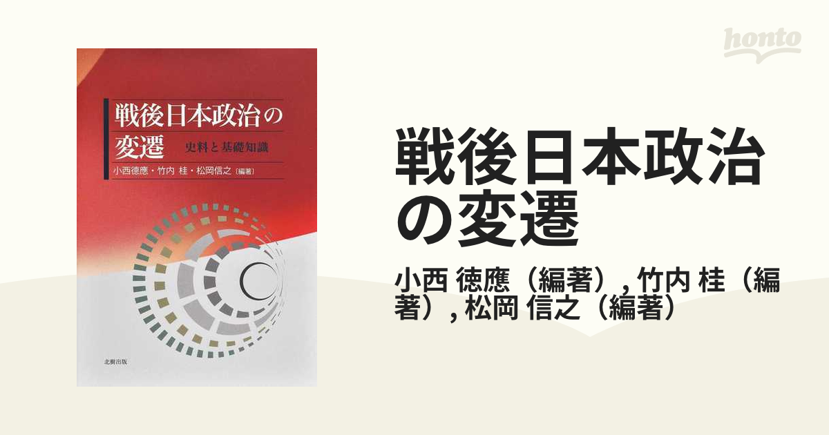 戦後日本政治の変遷 史料と基礎知識