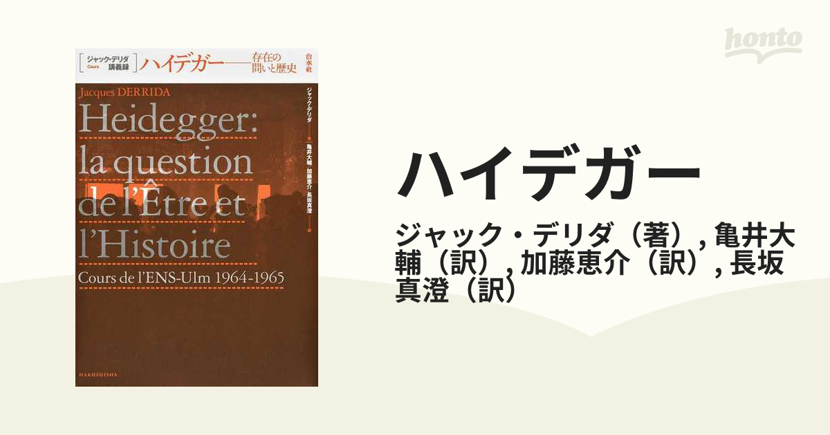 ハイデガー 存在の問いと歴史