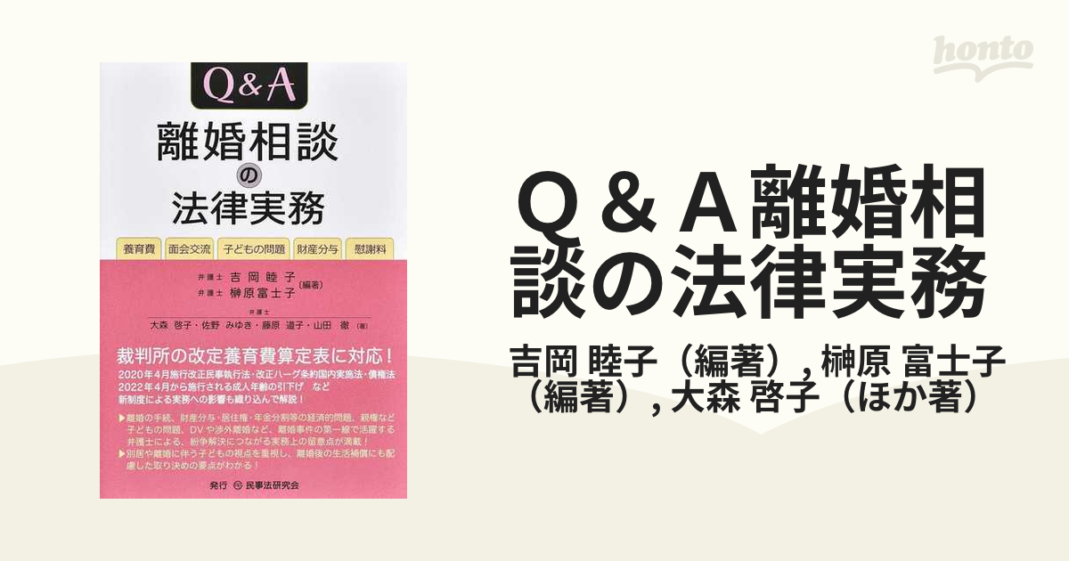 Ｑ＆Ａ離婚相談の法律実務 養育費・面会交流・子どもの問題・財産分与