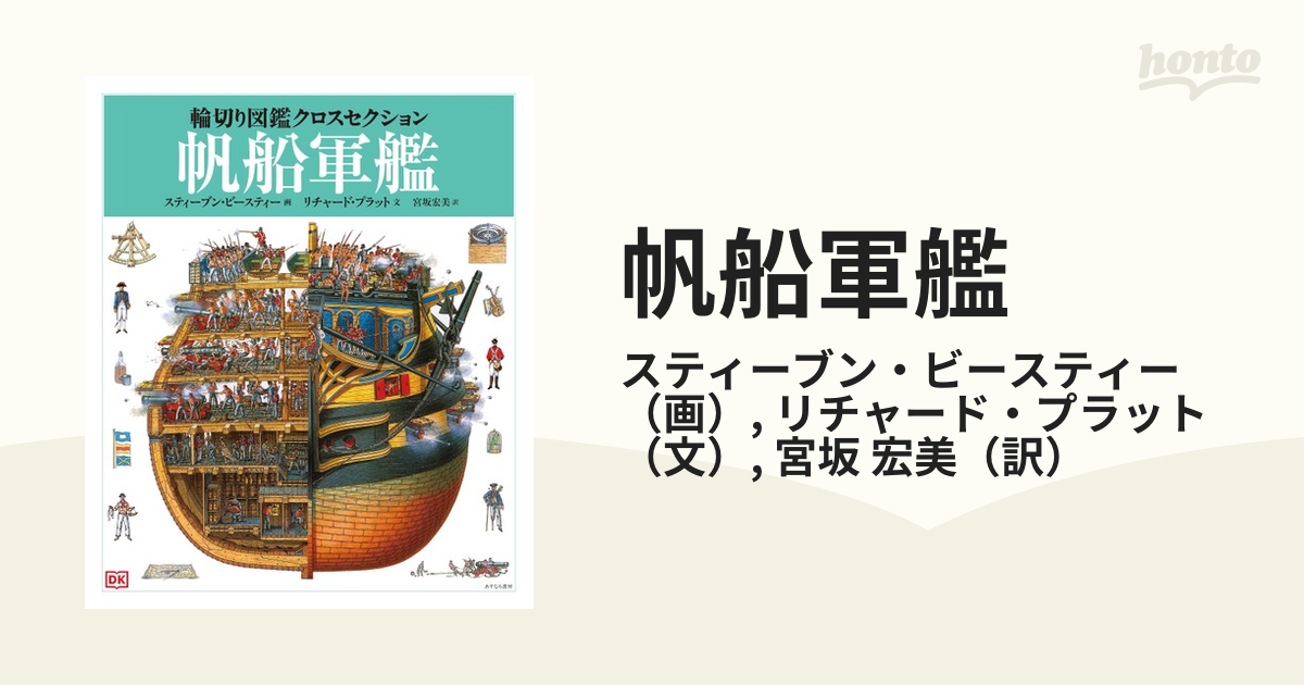 超美品】輪切り図鑑 クロスセクション 帆船軍艦 ヨーロッパの古城 人体