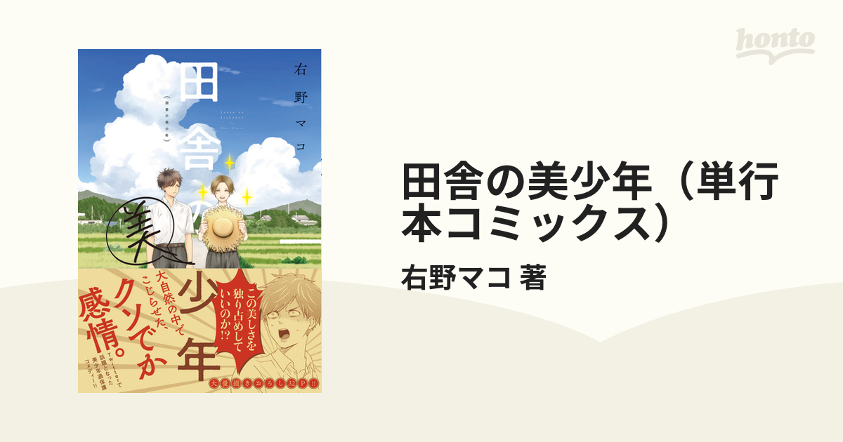 田舎の美少年（単行本コミックス） 3巻セットの通販/右野マコ 著