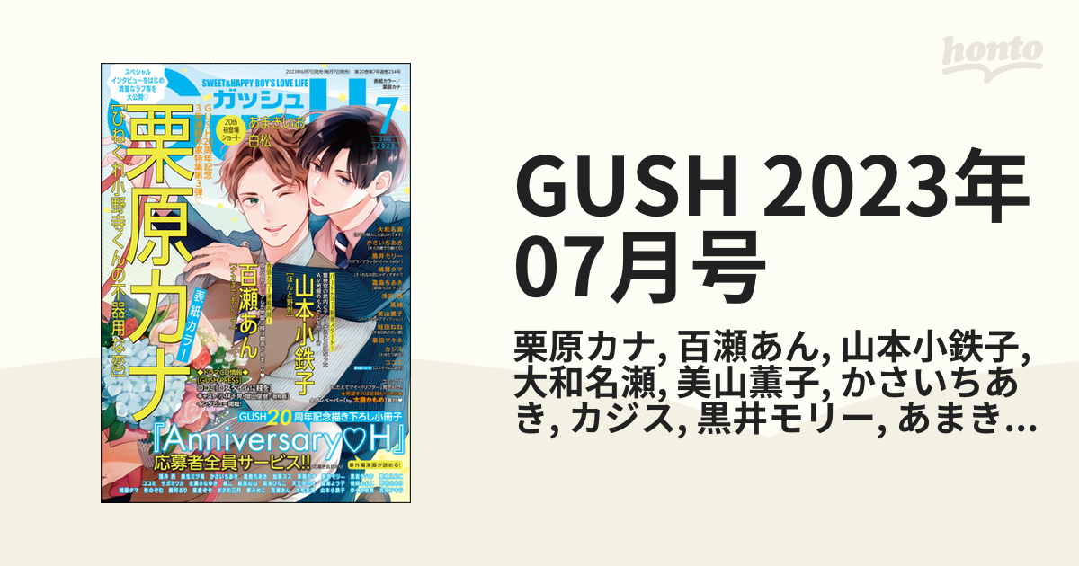 GUSH 20周年記念 小冊子 - 女性漫画