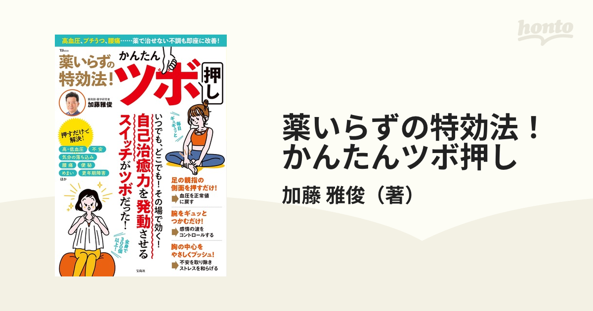 薬いらずの特効法！かんたんツボ押し