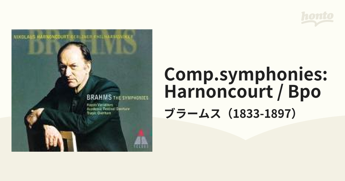 ブラームス:交響曲全集 アーノンクール BPO - クラシック