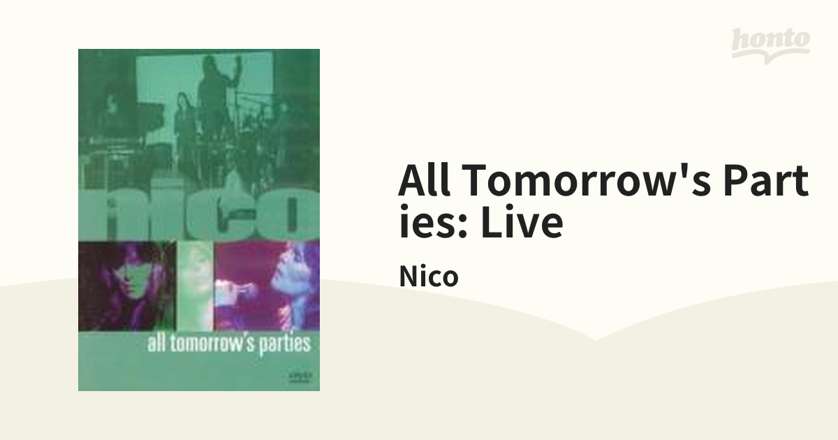All Tomorrow's Parties: Live【DVD】/Nico [CRDVD123] - Music：honto