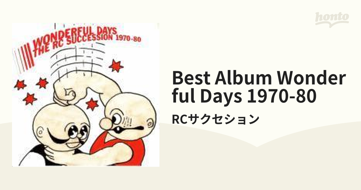 THE RC SUCCESSION BEST ALBUM WONDERFUL DAYS 1970-80【SHM-CD】/RC