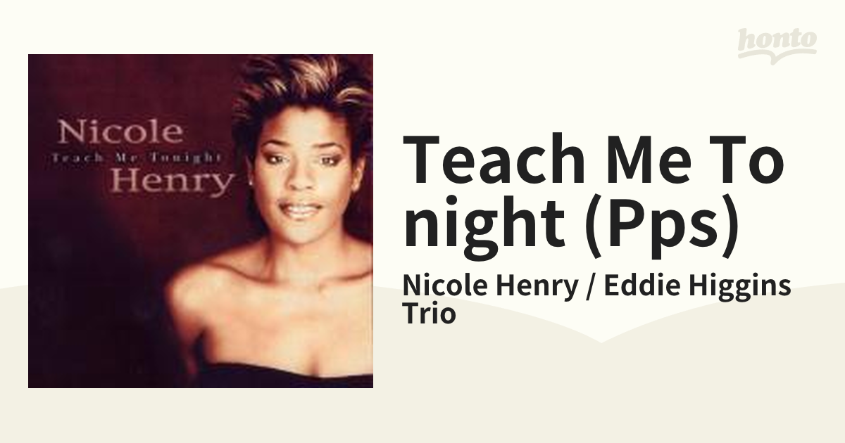 確認用 NICOLE HENRY TEACH ME TONIGHT 国内盤帯付 innoquality.mx