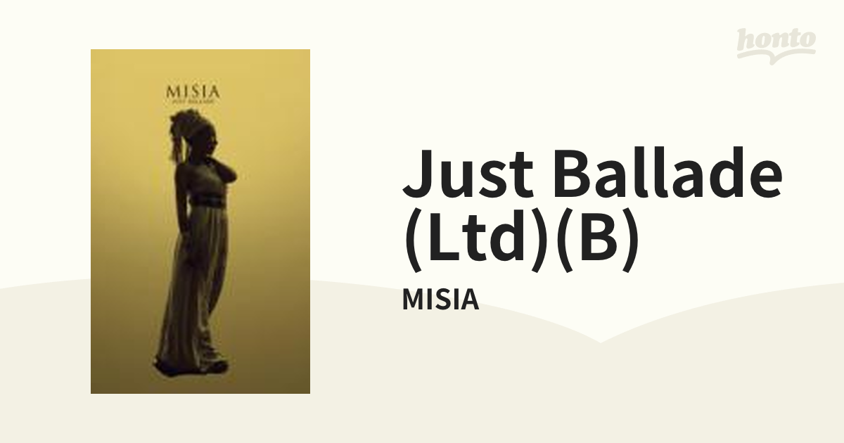 100 【新品】MISIA JUST BALLADE 初回限定盤B ミーシャ