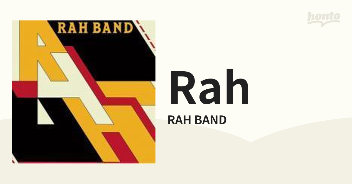 RAH【Blu-spec CD】/RAH BAND [DDCB12022] - Music：honto本の通販ストア