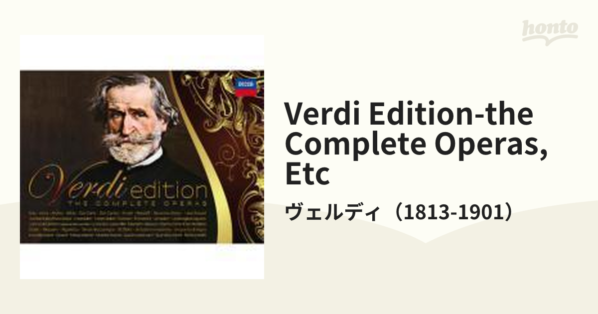 ヴェルディ・エディション（７４ＣＤ）【CD】 74枚組/ヴェルディ（1813