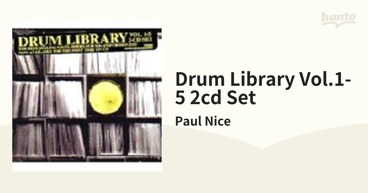 Drum Library Vol.1-5 2cd Set【CD】 2枚組/Paul Nice [SB002] - Music