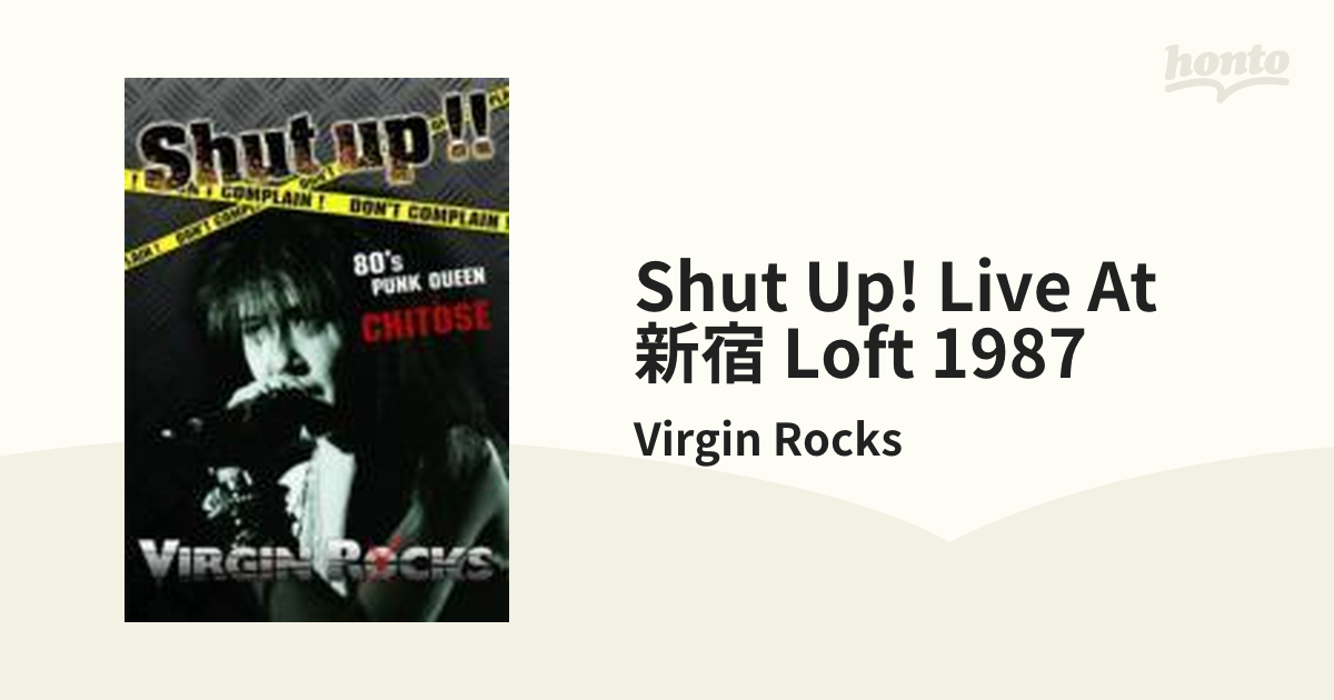 SHUT UP!! Live at 新宿LOFT 1987【DVD】/Virgin Rocks [SS953