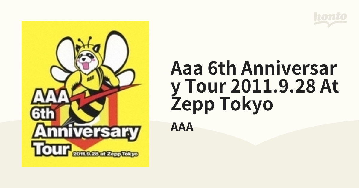 AAA 6th Anniversary Tour 2011.9.28 DVD - 通販 - autoescuelacrucena.com