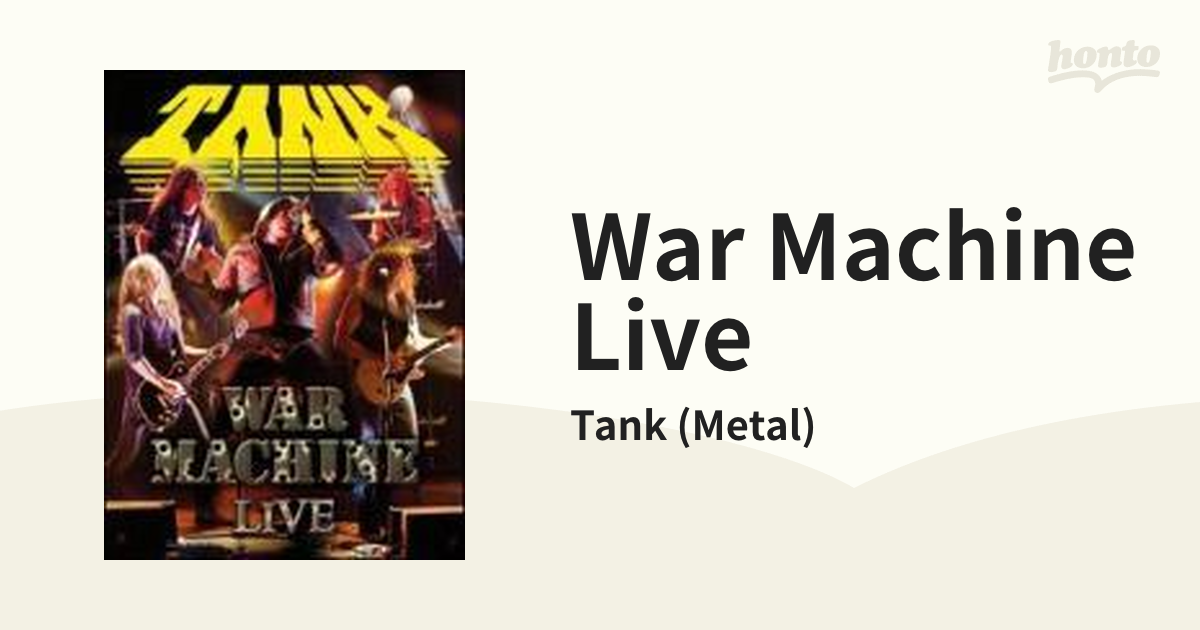 War Machine Live【DVD】/Tank (Metal) [MMPDVD0204] - Music：honto本 ...