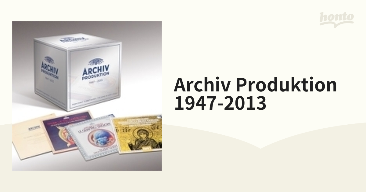 直販 ARCHIV PRODUKTION アルヒーフ55CDセット - CD