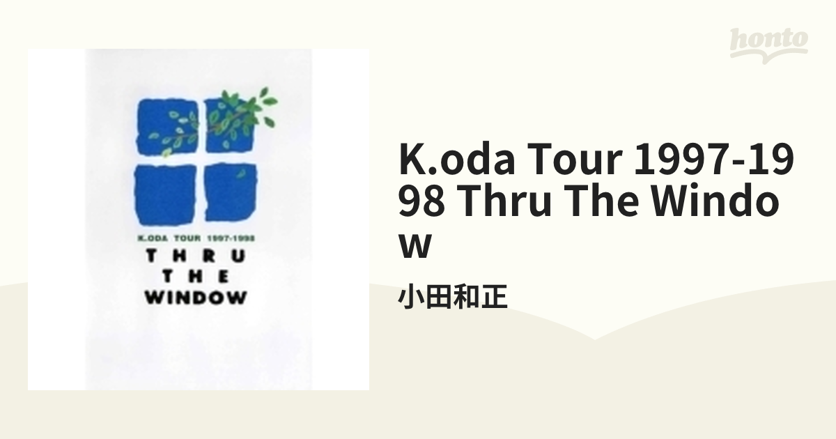 K.ODA TOUR 1997-1998 THRU THE WINDOW(Blu-ray Disc)エンタメ その他