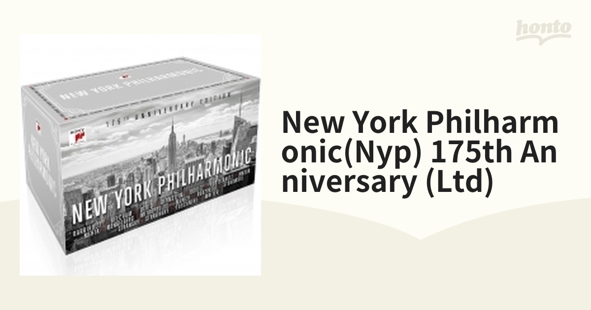 ニューヨーク・フィルハーモニック創立175年アニヴァーサリー・エディション(65CD)【CD】　[88985336362]　65枚組　Music：honto本の通販ストア