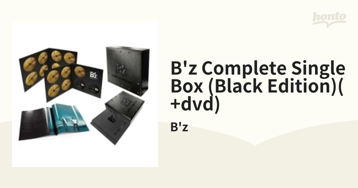 B'z COMPLETE SINGLE BOX 【Black Edition】【CDマキシ】 3枚組/B'z ...