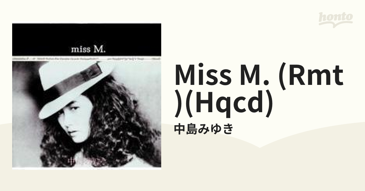 中島みゆき Miss M Hqcd 邦楽 | www.vinoflix.com