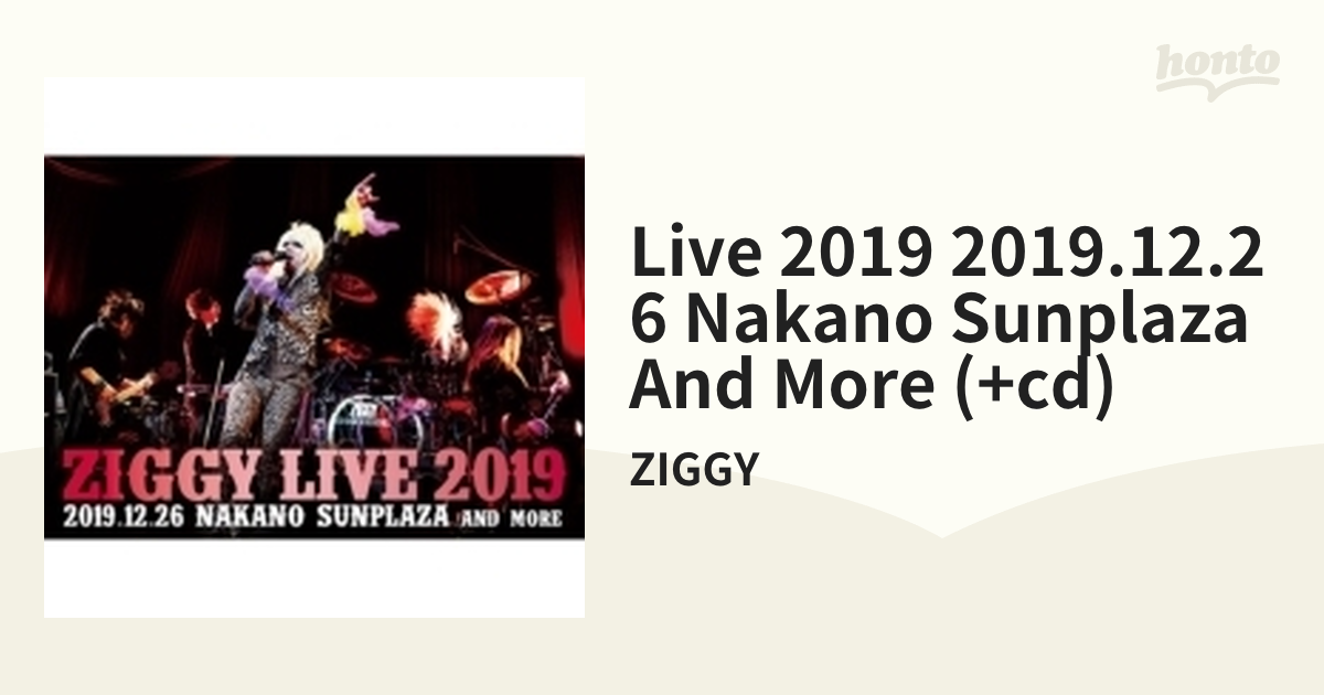 LIVE 2019 2019.12.26 NAKANO SUNPLAZA AND MORE【DVD】 3枚組/ZIGGY