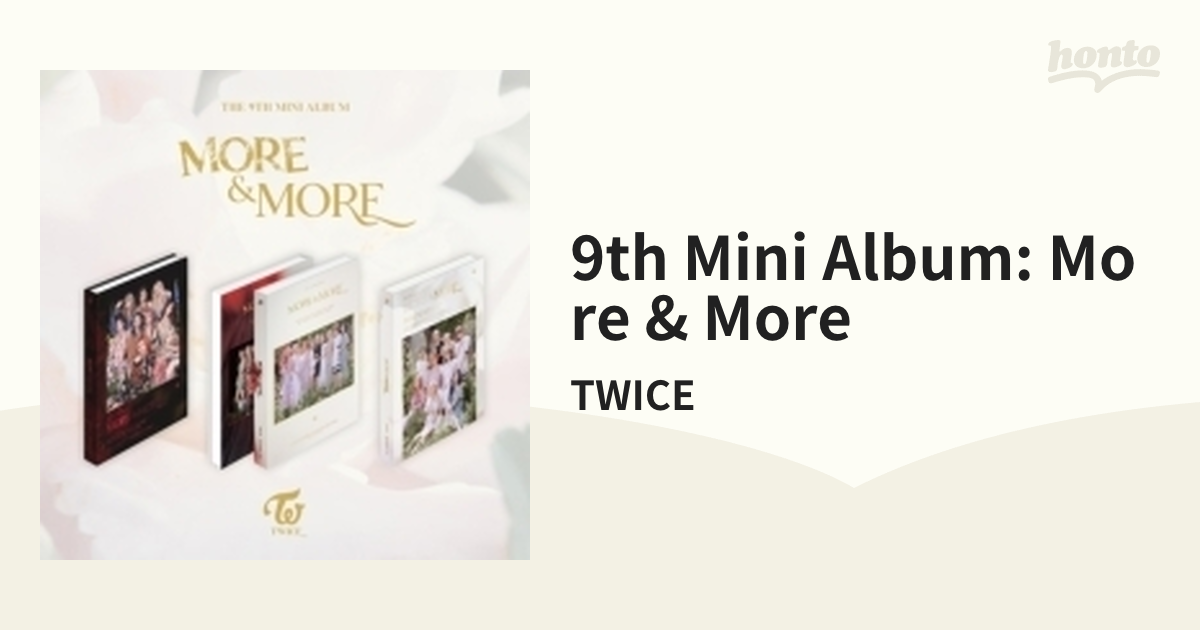 9th Mini Album: MORE & MORE (ランダムカバー・バージョン)【CD 