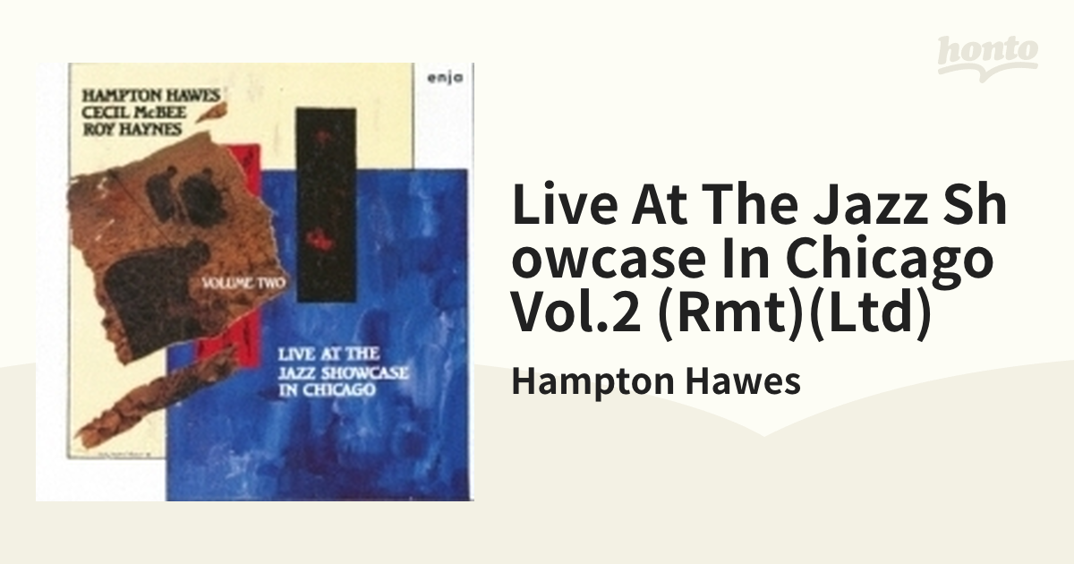 Chicago　Music：honto本の通販ストア　Live　At　Showcase　[CDSOL46451]　The　Jazz　(Rmt)(Ltd)【CD】/Hampton　In　Vol.2　Hawes