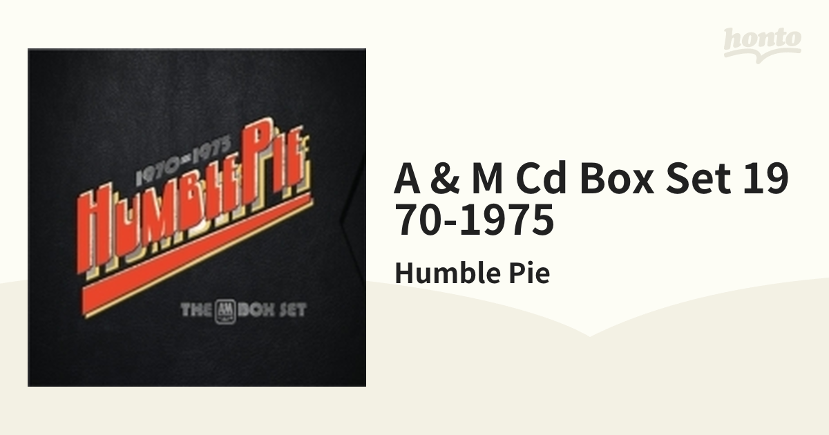 A&M CD Box Set 1970-1975 (8CD)【CD】 8枚組/Humble Pie [4588188