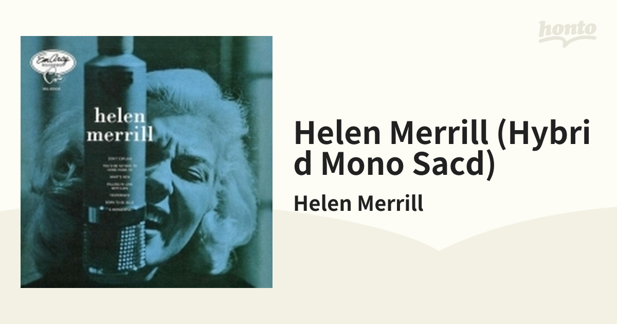 Helen Merrill (Hybrid Mono Sacd)【SACD】/Helen Merrill 