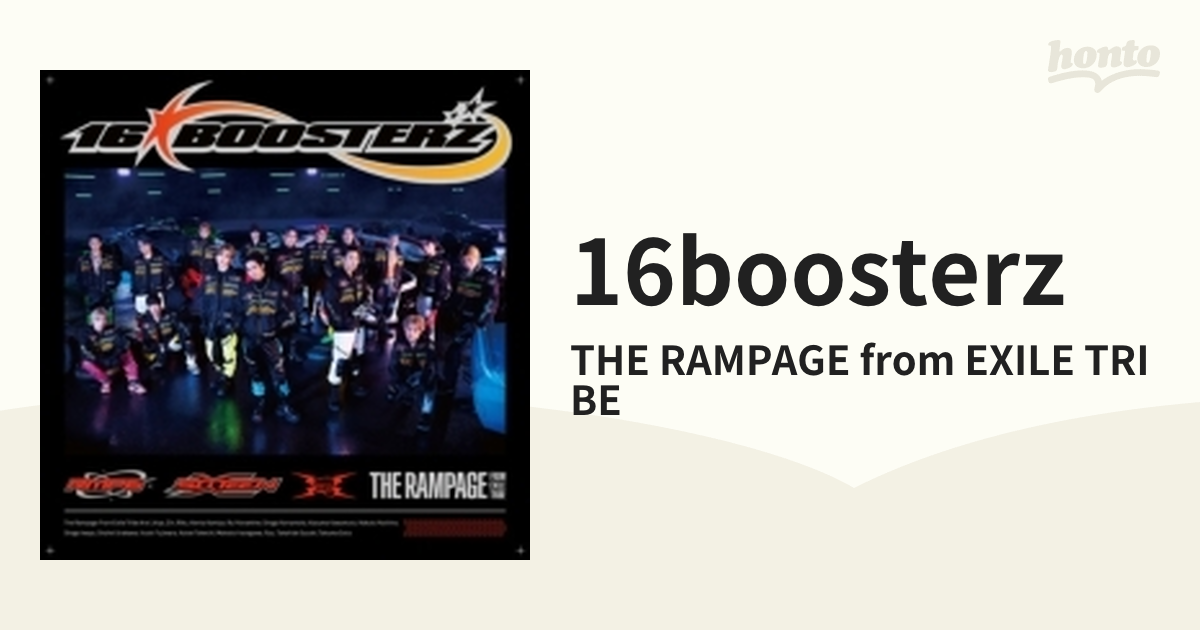 16BOOSTERZ【CDマキシ】/THE RAMPAGE from EXILE TRIBE [RZCD77731