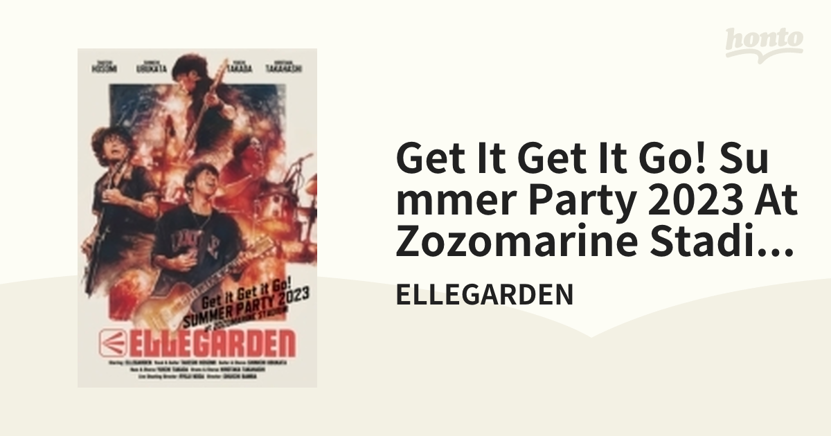 DVD ELLEGARDEN Get it Get it Go! SUMMER PARTY 2023 at ZOZOMARINE